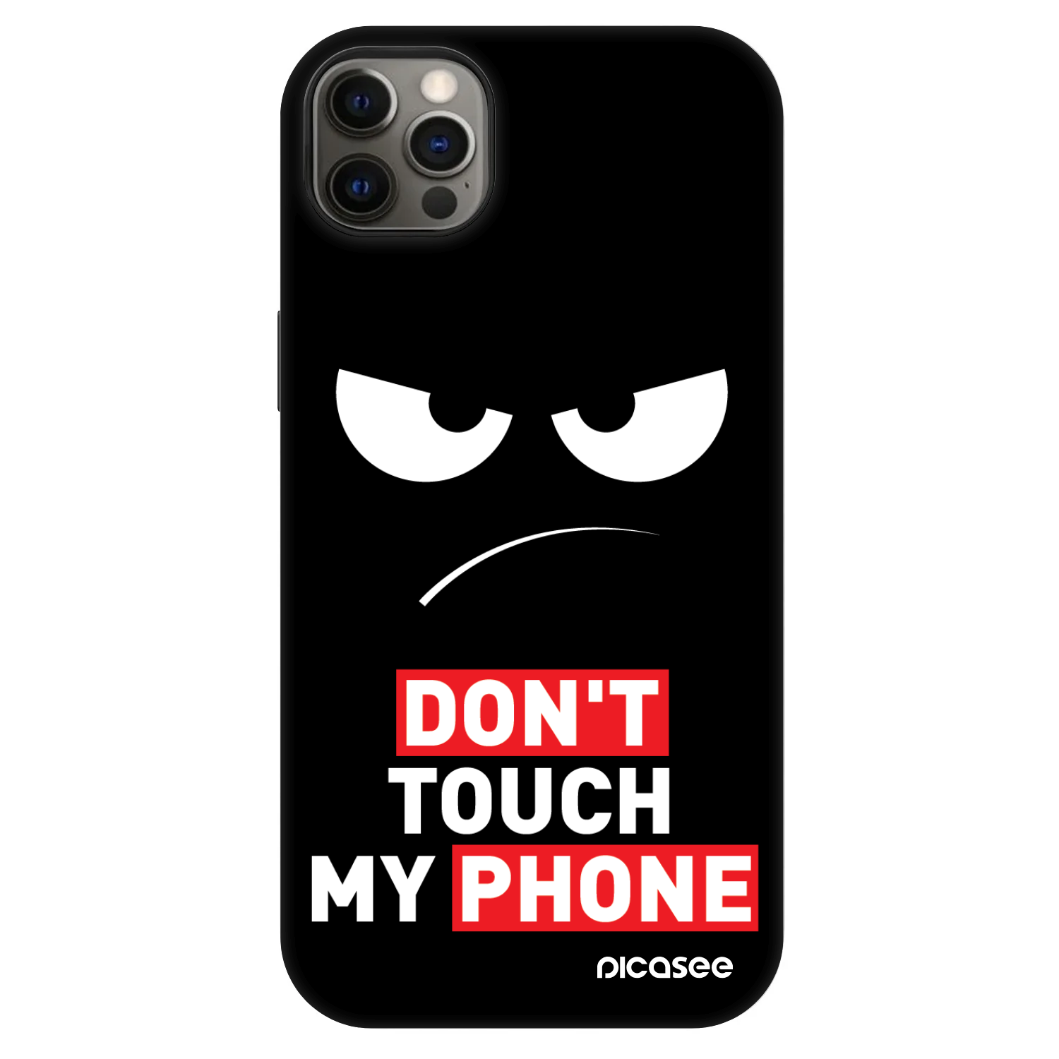 Picasee Fashion Case MagSafe für Apple iPhone 12 Pro Max - Angry Eyes - Transparent
