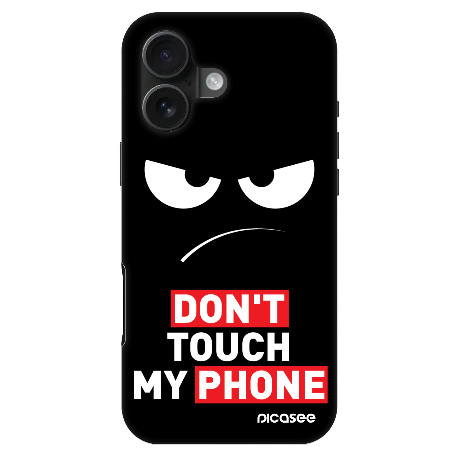 Picasee Fashion Case MagSafe für Apple iPhone 16 - Angry Eyes - Transparent