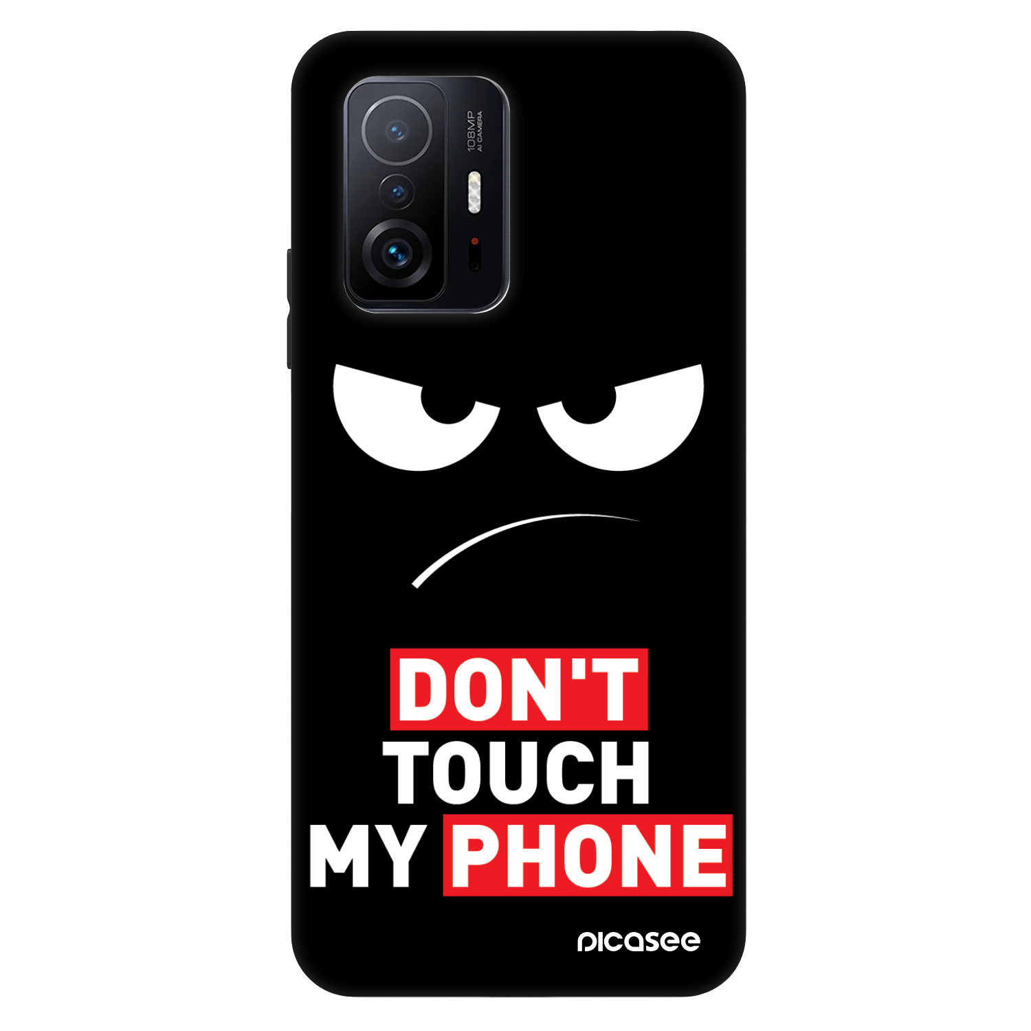Picasee Fashion Case für Xiaomi 11T - Angry Eyes - Transparent