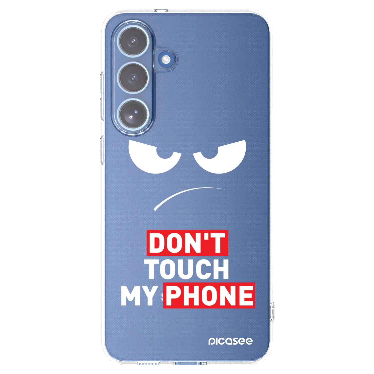Picasee Samsung Galaxy S25 FE 5G Hülle - Transparentes Silikon - Angry Eyes - Transparent