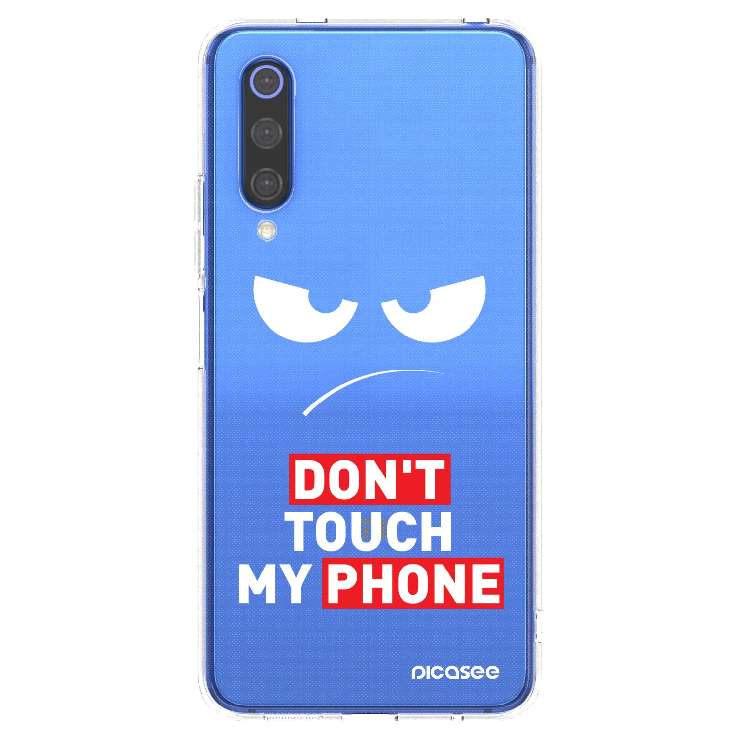 Picasee Xiaomi Mi 9 SE Hülle - Transparentes Silikon - Angry Eyes - Transparent