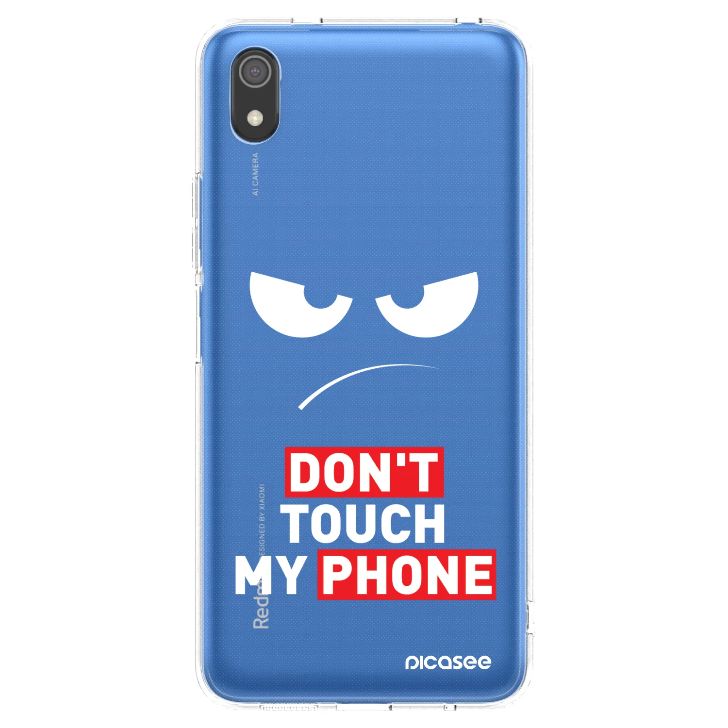 Picasee Xiaomi Redmi 7A Hülle - Transparentes Silikon - Angry Eyes - Transparent