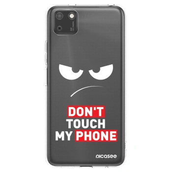 Picasee Huawei Y5P Hülle - Transparentes Silikon - Angry Eyes - Transparent