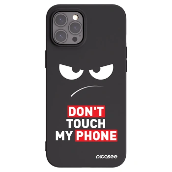 Picasee Apple iPhone 12 Pro Max Hülle - Schwarzes Silikon - Angry Eyes - Transparent