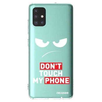 Picasee Samsung Galaxy M51 M515F Hülle - Transparentes Silikon - Angry Eyes - Transparent