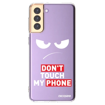 Picasee Samsung Galaxy S21+ 5G G996F Hülle - Transparentes Silikon - Angry Eyes - Transparent