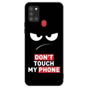 Hülle für Samsung Galaxy A21s - Angry Eyes - Transparent