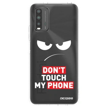 Picasee Xiaomi Redmi 9T Hülle - Transparentes Silikon - Angry Eyes - Transparent