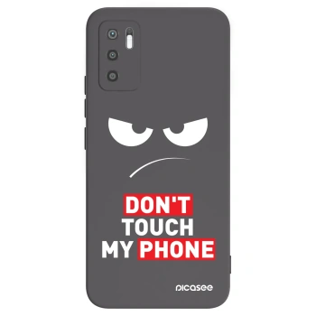 Picasee Xiaomi Redmi Note 10 5G Hülle - Schwarzes Silikon - Angry Eyes - Transparent