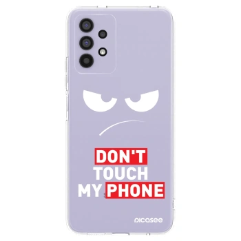 Picasee Samsung Galaxy A32 4G SM-A325F Hülle - Transparentes Silikon - Angry Eyes - Transparent