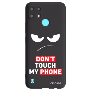 Hülle für Realme C21 - Angry Eyes - Transparent