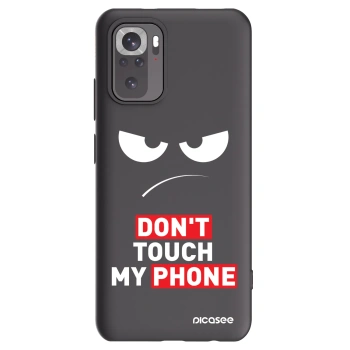 Picasee Xiaomi Redmi Note 11S 4G Hülle - Schwarzes Silikon - Angry Eyes - Transparent
