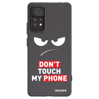 Picasee Xiaomi Redmi Note 11 Pro 5G Hülle - Schwarzes Silikon - Angry Eyes - Transparent