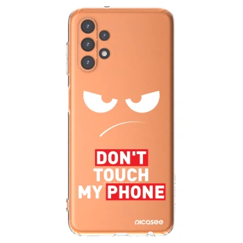 Picasee Samsung Galaxy A13 4G A135 Hülle - Transparentes Silikon - Angry Eyes - Transparent