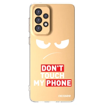 Picasee Samsung Galaxy A33 5G A336 Hülle - Transparentes Silikon - Angry Eyes - Transparent