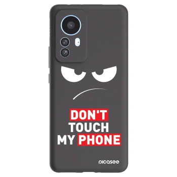 Picasee Xiaomi 12T Hülle - Schwarzes Silikon - Angry Eyes - Transparent