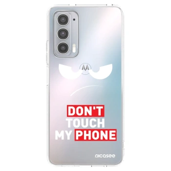 Hülle für Motorola Edge 20 - Angry Eyes - Transparent