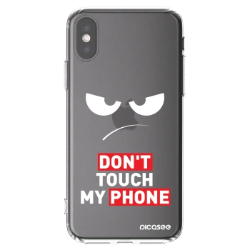Picasee Apple iPhone X/XS Hülle - Transparentes Silikon - Angry Eyes - Transparent