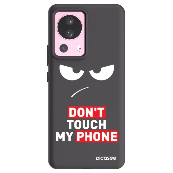 Picasee Xiaomi 13 Lite Hülle - Schwarzes Silikon - Angry Eyes - Transparent