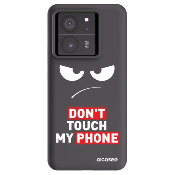 Picasee Xiaomi 13T Pro Hülle - Schwarzes Silikon - Angry Eyes - Transparent