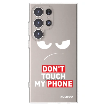 Picasee Samsung Galaxy S24 Ultra S928B 5G Hülle - Transparentes Silikon - Angry Eyes - Transparent