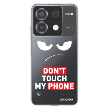 Picasee Xiaomi Poco X6 Hülle - Transparentes Silikon - Angry Eyes - Transparent
