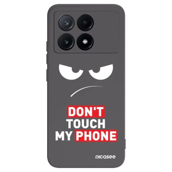 Picasee Xiaomi Poco X6 Pro Hülle - Schwarzes Silikon - Angry Eyes - Transparent
