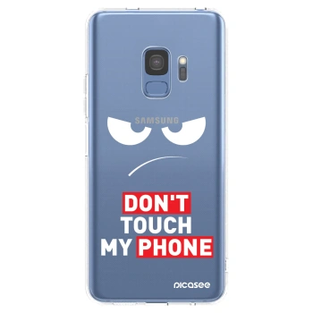 Hülle für Samsung Galaxy S9 G960F - Angry Eyes - Transparent