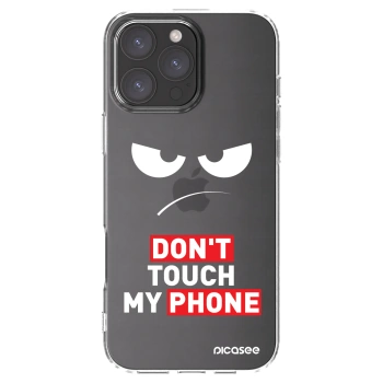 Picasee Apple iPhone 16 Pro Max Hülle - Transparentes Silikon - Angry Eyes - Transparent