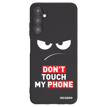 Picasee Samsung Galaxy A05s A057G Hülle - Schwarzes Silikon - Angry Eyes - Transparent