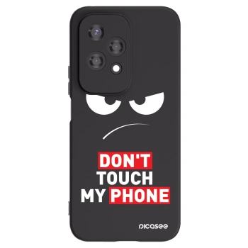 Picasee Honor 200 Lite Hülle - Schwarzes Silikon - Angry Eyes - Transparent