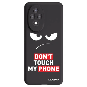 Picasee Honor 200 5G Hülle - Schwarzes Silikon - Angry Eyes - Transparent