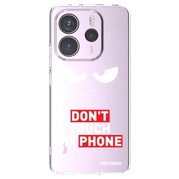Picasee Xiaomi Redmi Note 14 4G Hülle - Transparentes Silikon - Angry Eyes - Transparent