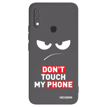 Picasee Xiaomi Redmi Note 7 Hülle - Schwarzes Silikon - Angry Eyes - Transparent