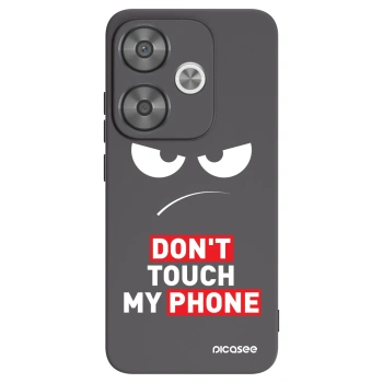 Picasee Xiaomi Poco F6 Hülle - Schwarzes Silikon - Angry Eyes - Transparent