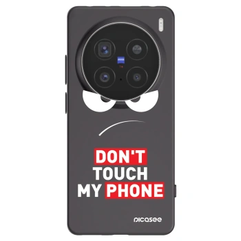 Picasee Vivo X200 Pro Hülle - Schwarzes Silikon - Angry Eyes - Transparent