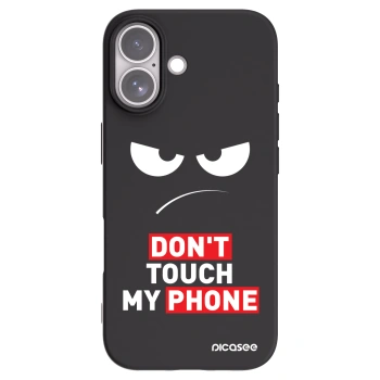 Picasee Apple iPhone 17 Hülle - Schwarzes Silikon - Angry Eyes - Transparent