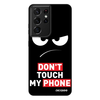 Picasee Fashion Case für Samsung Galaxy S21 Ultra 5G G998B - Angry Eyes - Transparent