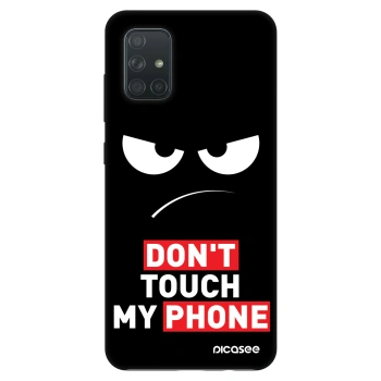 Hülle für Samsung Galaxy A71 A715F - Angry Eyes - Transparent
