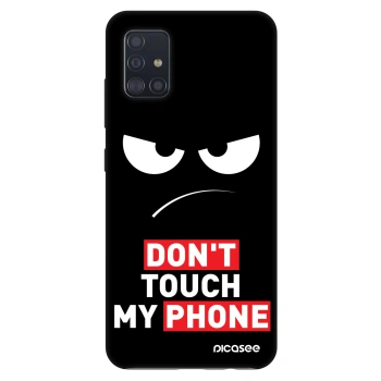 Hülle für Samsung Galaxy A51 A515F - Angry Eyes - Transparent