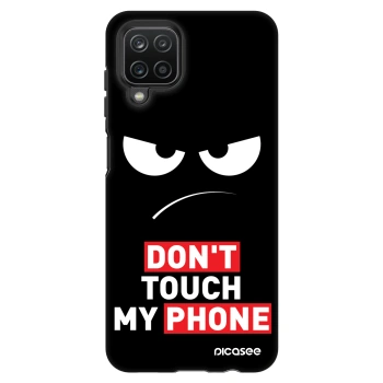 Hülle für Samsung Galaxy A12 A125F - Angry Eyes - Transparent