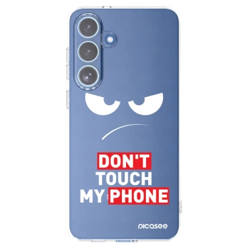 Picasee Samsung Galaxy S25 FE 5G Hülle - Transparentes Silikon - Angry Eyes - Transparent
