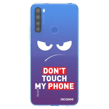 Picasee Xiaomi Redmi Note 8T Hülle - Transparentes Silikon - Angry Eyes - Transparent