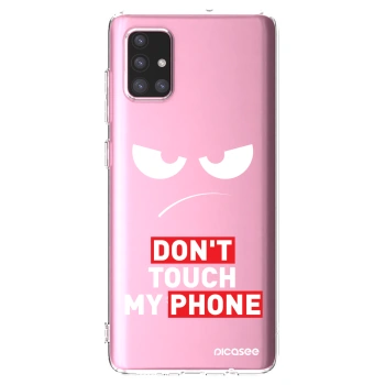 Picasee Samsung Galaxy A71 A715F Hülle - Transparentes Silikon - Angry Eyes - Transparent