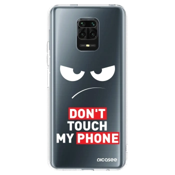 Picasee Xiaomi Redmi Note 9S Hülle - Transparentes Silikon - Angry Eyes - Transparent