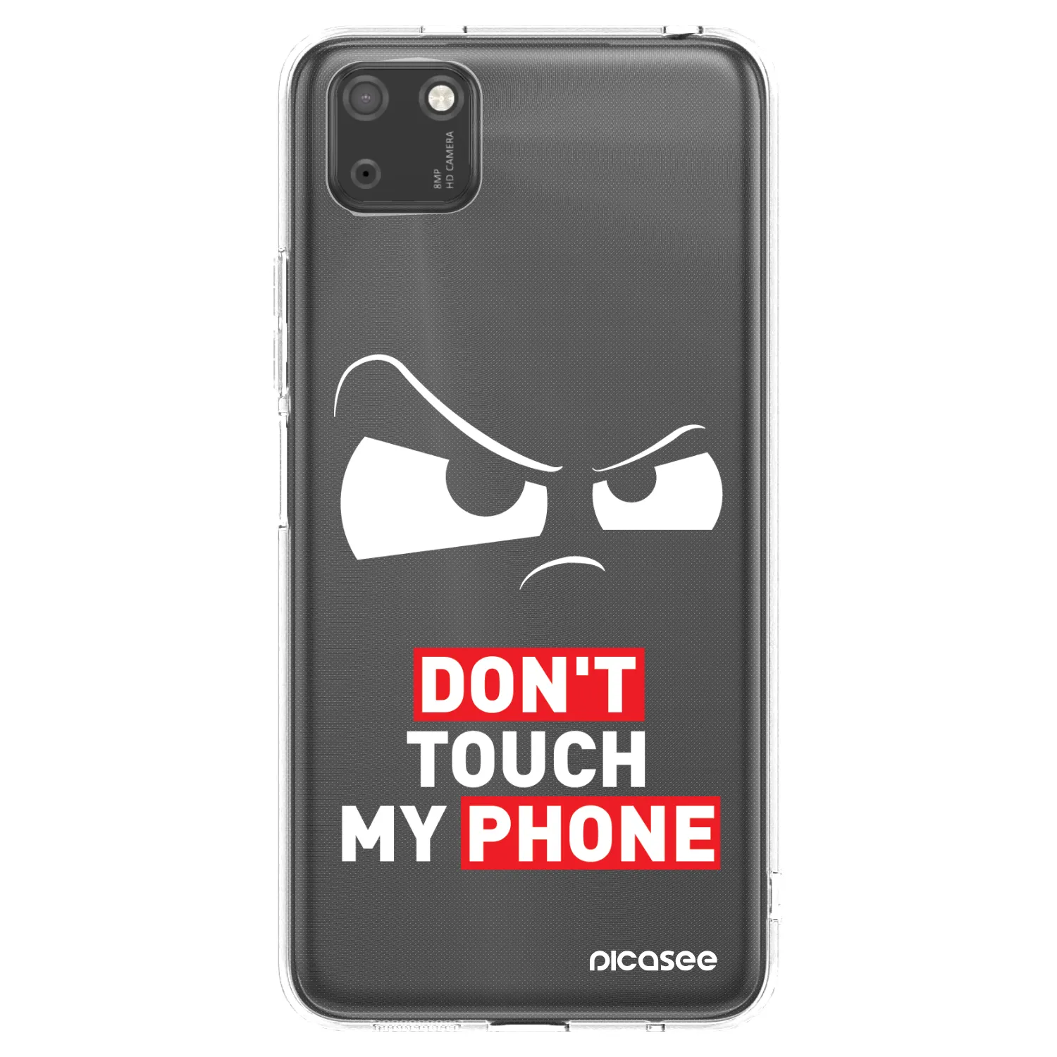 Picasee Huawei Y5P Hülle - Transparentes Silikon - Cloudy Eye - Transparent