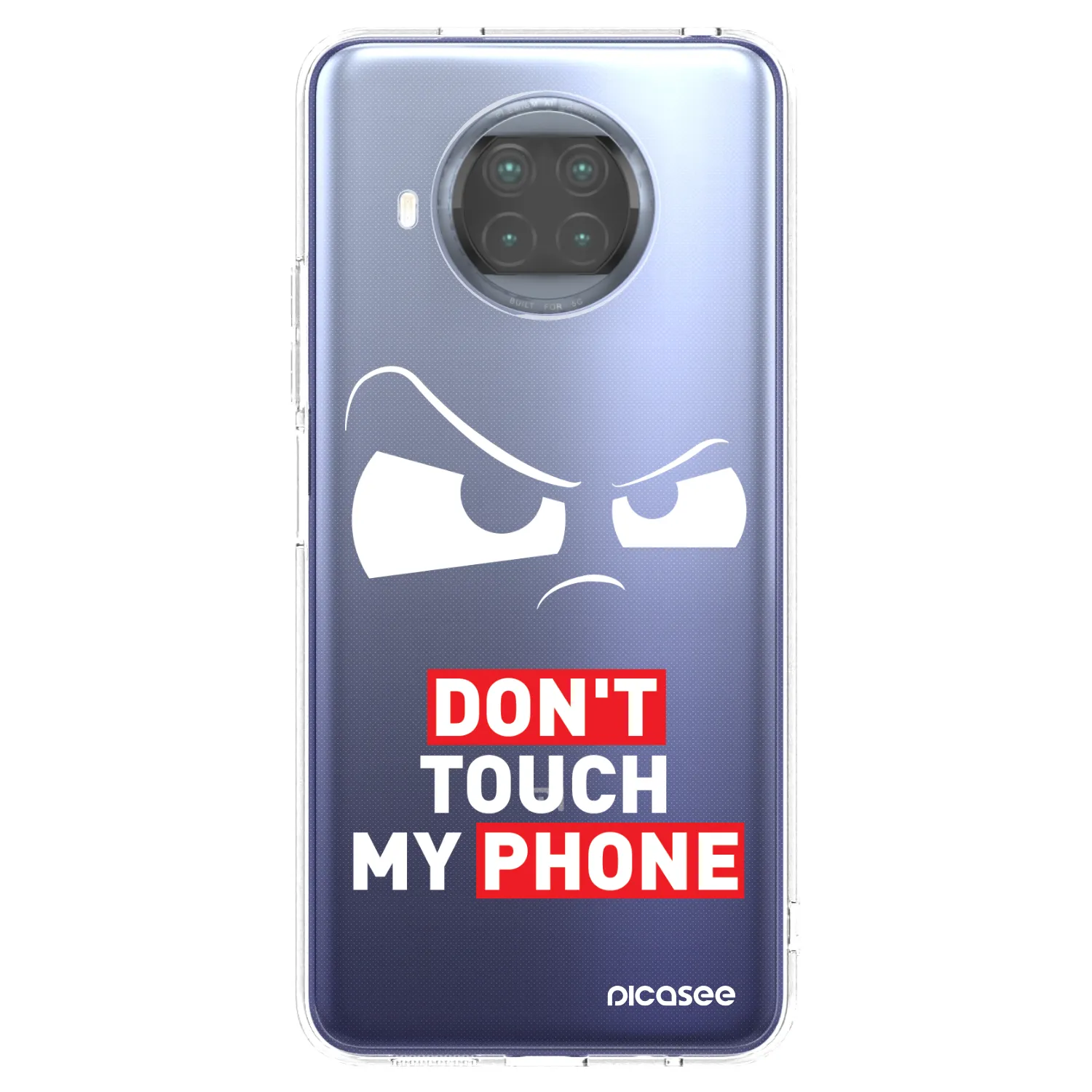 Picasee Xiaomi Mi 10T Lite Hülle - Transparentes Silikon - Cloudy Eye - Transparent