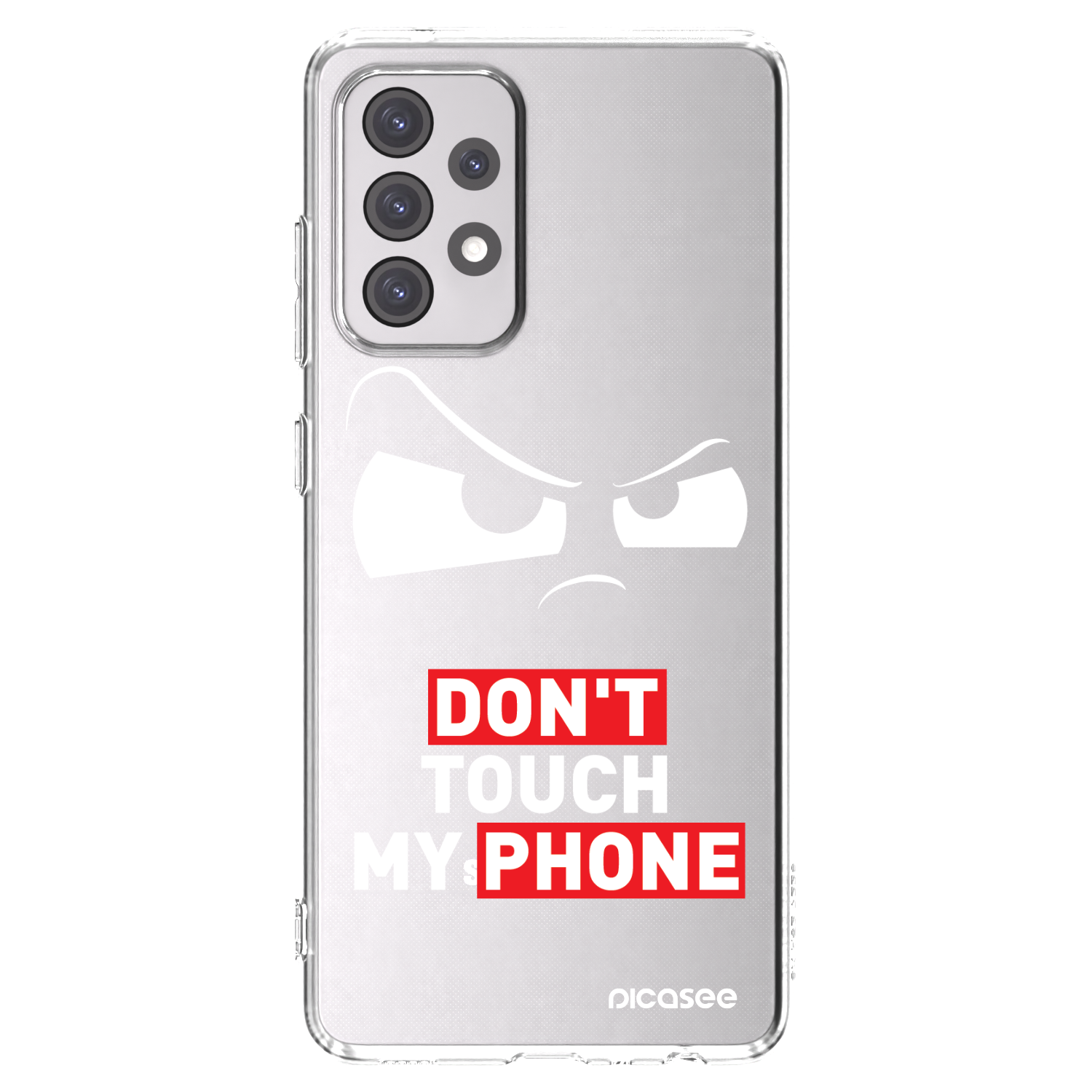 Picasee Samsung Galaxy A52 5G A525F Hülle - Transparentes Silikon - Cloudy Eye - Transparent