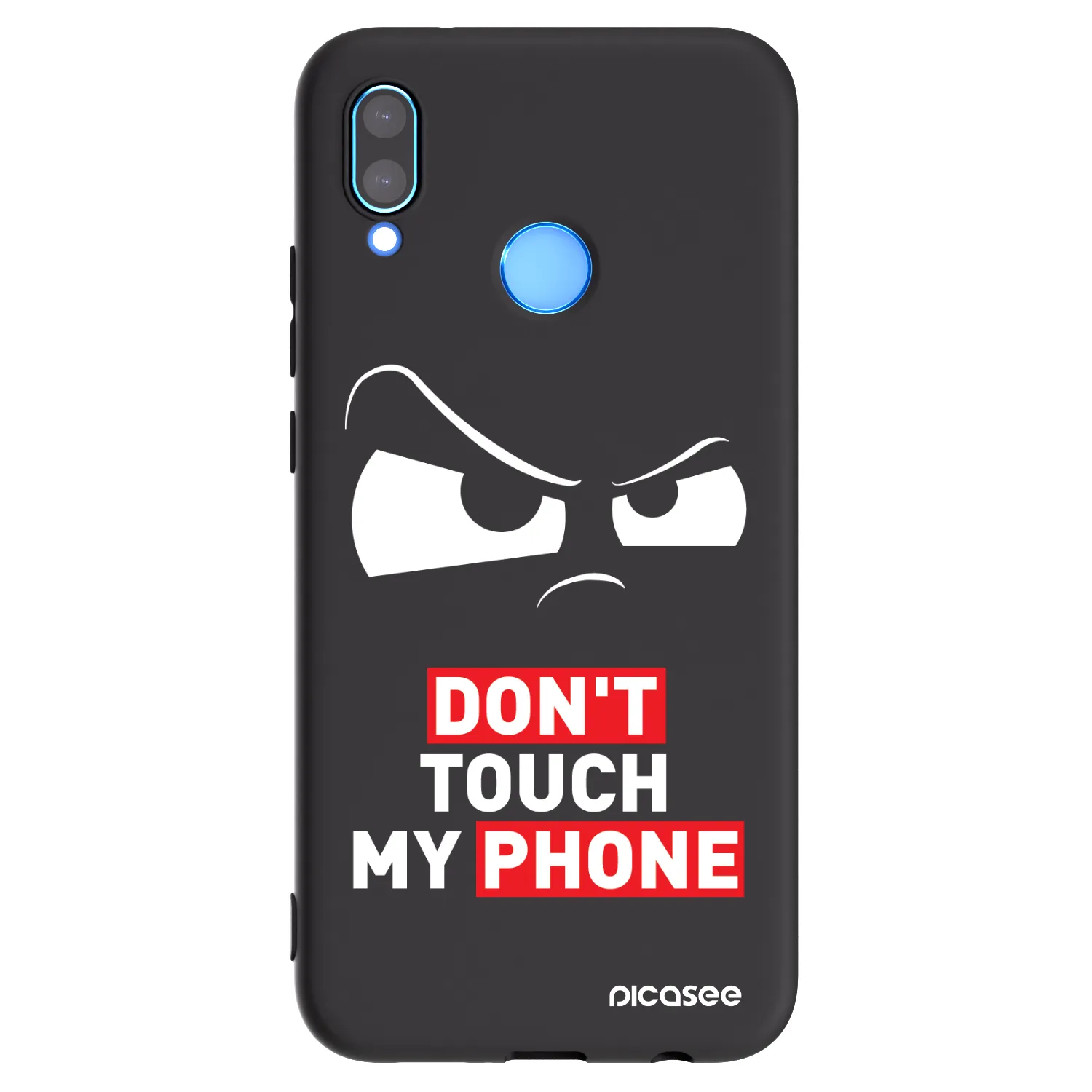 Picasee Huawei P20 Lite Hülle - Schwarzes Silikon - Cloudy Eye - Transparent