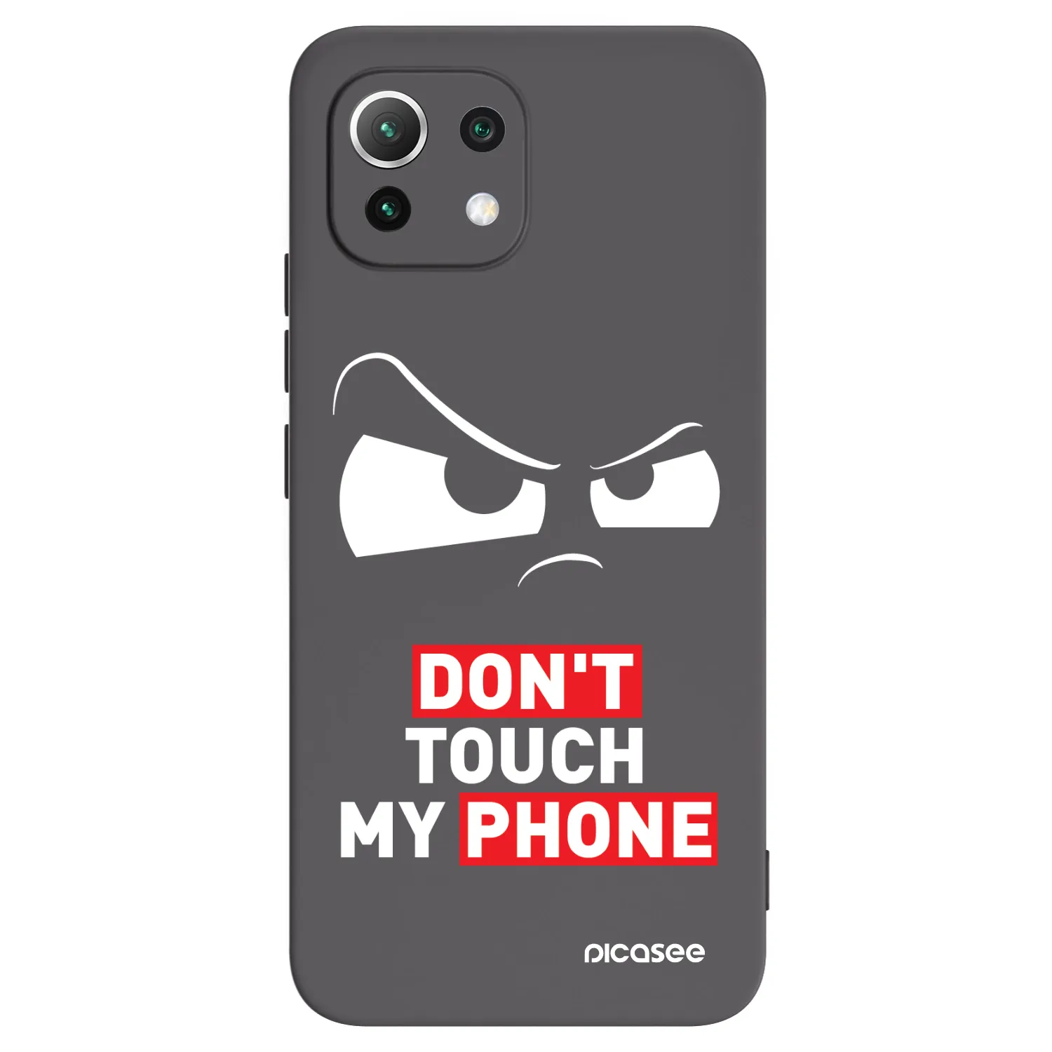 Picasee Xiaomi 11 Lite 5G NE Hülle - Schwarzes Silikon - Cloudy Eye - Transparent